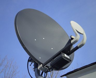 Freesat dish Forest Town